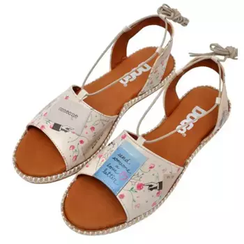 Сандалии DOGO "Love Letter", веганские, цвет Natur