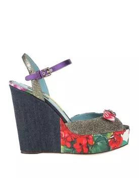 Сандалии Dolce&Gabbana, фиолетовый