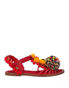 Сандалии Dolce&Gabbana, красный
