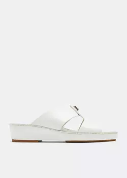 Сандалии Dolce&Gabbana Logo Calfskin, белый