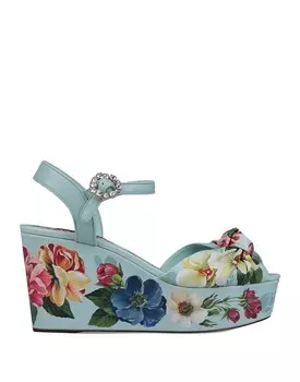 Сандалии Dolce&Gabbana, небесно-голубой