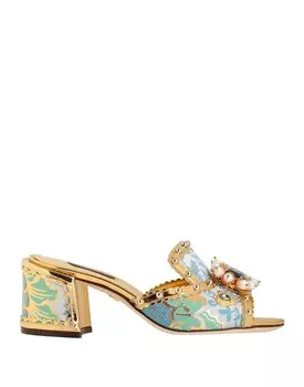 Сандалии Dolce&Gabbana, платина