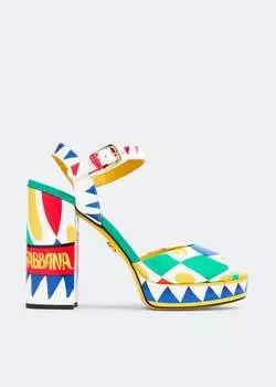 Сандалии Dolce&Gabbana Polished Platform, рисунок