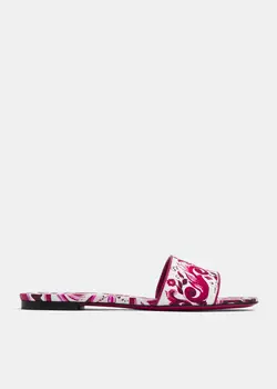 Сандалии Dolce&Gabbana Printed Canvas, рисунок