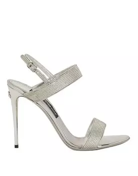 Сандалии Dolce&Gabbana, серебро