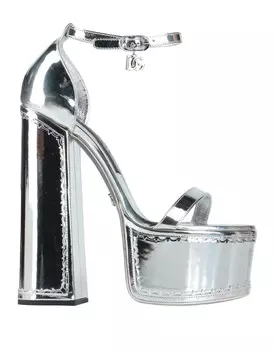 Сандалии Dolce&Gabbana, серебро