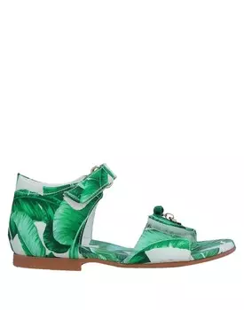 Сандалии Dolce&Gabbana, зеленый