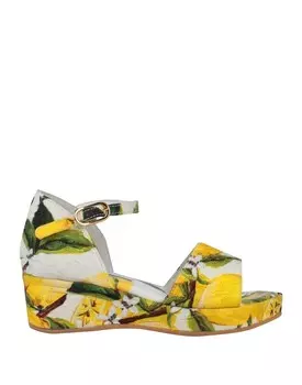 Сандалии Dolce&Gabbana, желтый