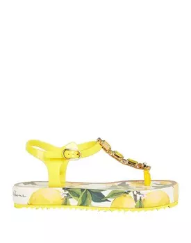 Сандалии Dolce&Gabbana, желтый