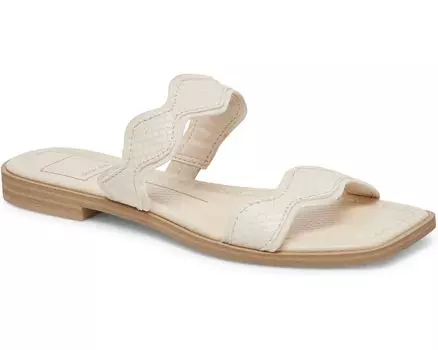 Сандалии Dolce Vita Ilva Low, цвет Creme Embossed Leather