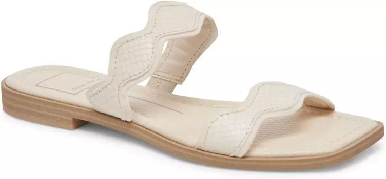 Сандалии Dolce Vita Ilva Low, цвет Creme Embossed Leather