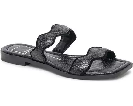 Сандалии Dolce Vita Ilva Low, цвет Onyx Embossed Leather