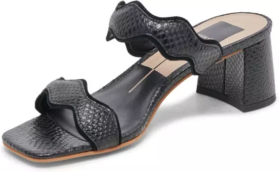 Сандалии Dolce Vita Ilva Mid, цвет Onyx Embossed Leather