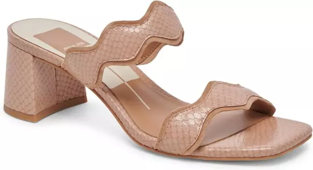 Сандалии Dolce Vita Ilva Mid, цвет Toffee Embossed Leather