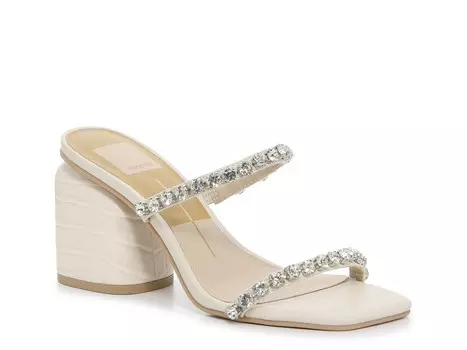 Сандалии Dolce Vita Natie с крокодиловым принтом, слоновая кость