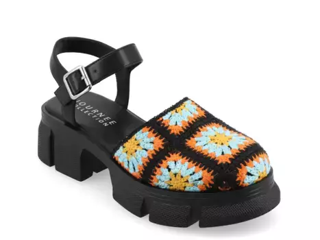 Сандалии Dorit Platform Sandal Journee Collection, черный
