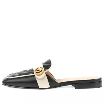Сандалии double g slide sandal 'black' Gucci, черный