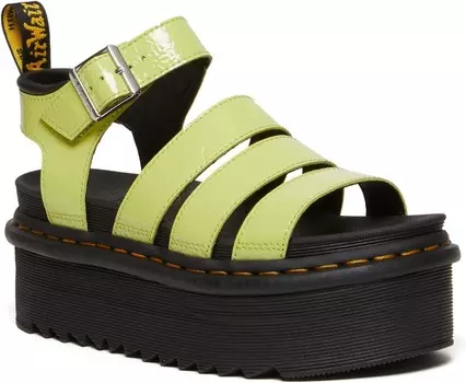 Сандалии Dr. Martens Blaire Quad, цвет Lime Green