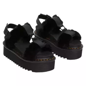 Сандалии Dr Martens Francis Fluffy Hydro, черный