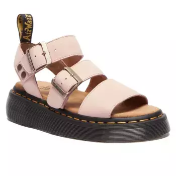 Сандалии Dr Martens Gryphon Quad Milled Nubuck Wp, розовый