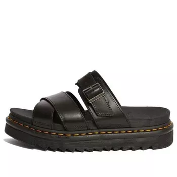 Сандалии dr.martens ryker leather slide buckle sandals 'black' Dr. Martens, черный