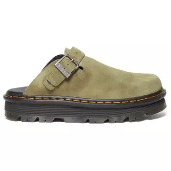 Сандалии Dr Martens Zebzag Mule E H Suede, цвет Muted Olive