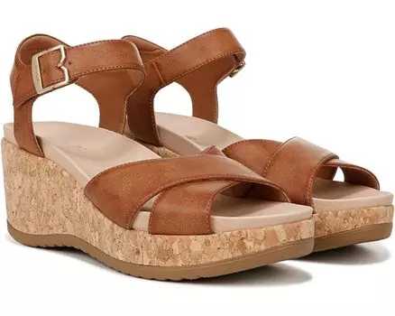 Сандалии Dr. Scholl's Citrine Sun Wedge, цвет Honey Brown