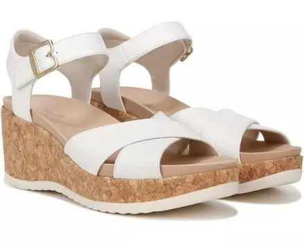 Сандалии Dr. Scholl's Citrine Sun Wedge, цвет Off White
