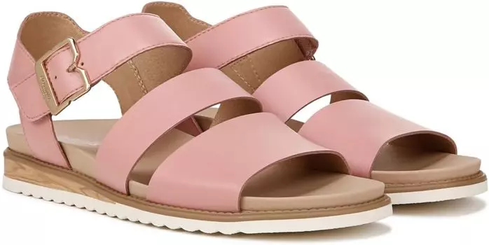 Сандалии Dr. Scholl's Island Glow Strappy Flat Sandal, цвет Rose Pink