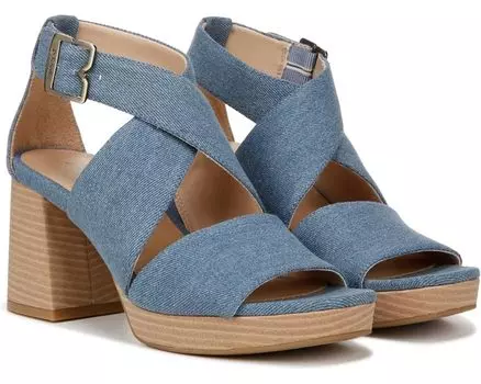 Сандалии Dr. Scholl's Maya Block Heel, цвет Blue Denim