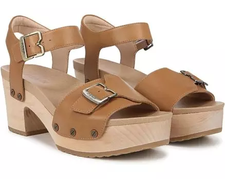 Сандалии Dr. Scholl's Original Love Block Heel, цвет Honey Brown Leather