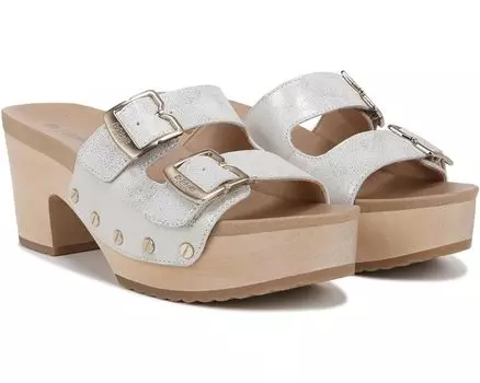 Сандалии Dr. Scholl's Original Vibe Platform Slide, цвет Metallic Gold Leather