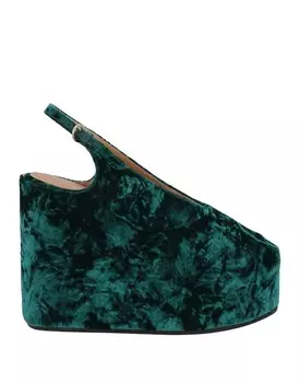 Сандалии Dries Van Noten, изумрудно-зеленый