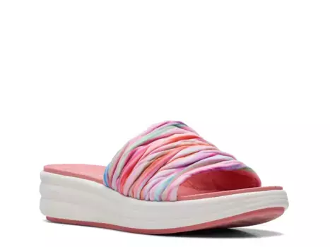 Сандалии Drift Petal Wedge Sandal Clarks, цвет multicolor