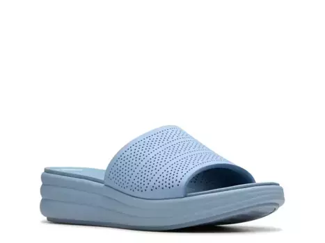 Сандалии Drift Twist Wedge Clarks, Light Blue