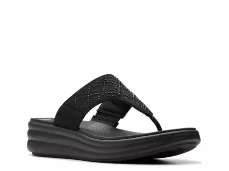 Сандалии Drift Way Wedge Sandal Clarks, черный