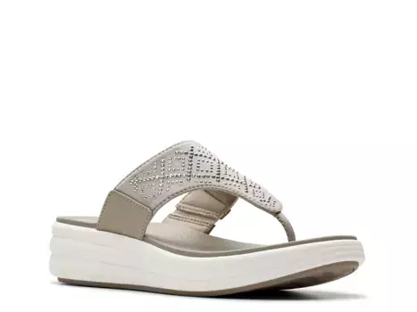 Сандалии Drift Way Wedge Sandal Clarks, серый