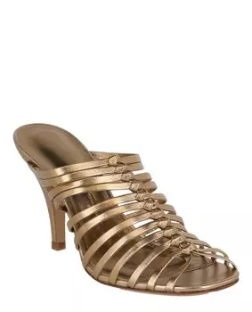 Сандалии Джесса на каблуке Salvatore Ferragamo, желтый