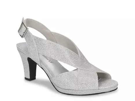 Сандалии Easy Street Christy, серебряный металлик