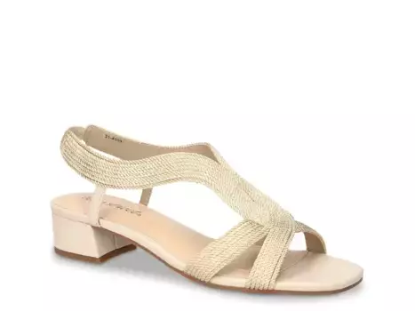 Сандалии Easy Street Festival, бежевые плетеные