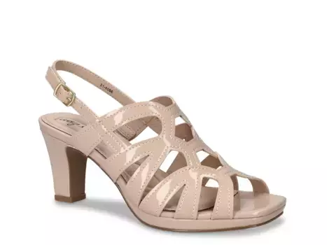 Сандалии Easy Street Jetty, бежевый лакированный синтетический материал