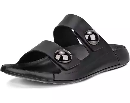 Сандалии ECCO Cozmo Two Band Button Slide, черный