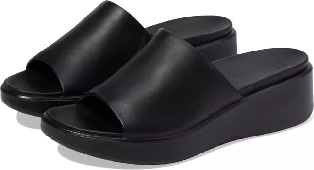 Сандалии ECCO Flowt Luxe Wedge Sandal Slide, цвет Black Cow Leather