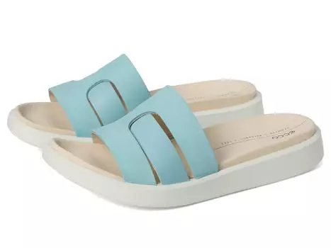 Сандалии ECCO Flowt Oasis Slide Sandal, цвет Aquatic/Aquatic Nubuck