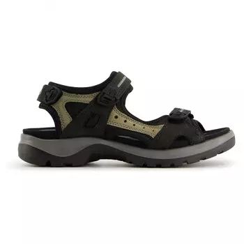 Сандалии Ecco Women's Offroad Yucatan Sandal, цвет Black/Mole/Black