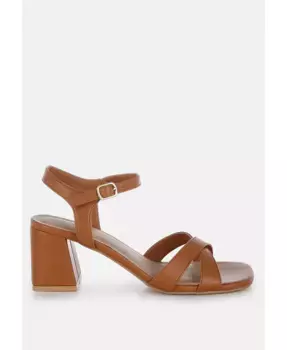 Сандалии Edessa с квадратным носком и устойчивым каблуком London Rag, коричневый/бежевый