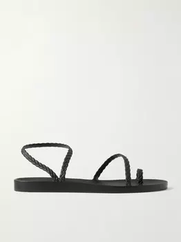Сандалии Eleftheria из плетеной резины Ancient Greek Sandals, черный