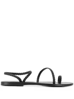 Сандалии Eleftheria с ремешками Ancient Greek Sandals, черный