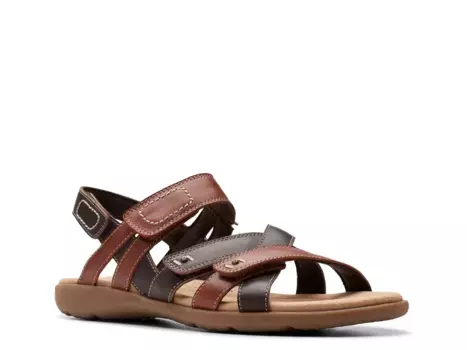 Сандалии Elizabell Gem Sandal Clarks, темно-коричневый