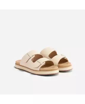 Сандалии Ella Go-To Flatform Slide Nisolo, коричневый/бежевый